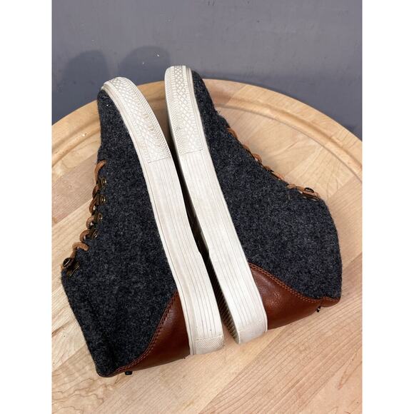 Band of Gypsies Dove Hiker Wool Sneakers Womens 8 Midtop Gray Lace Up - Picture 5 of 9